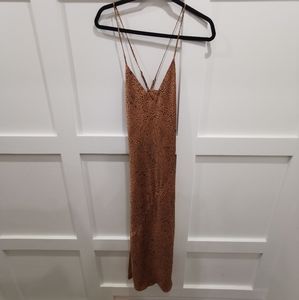 Aritzia Babaton Bellamy Satin Dress